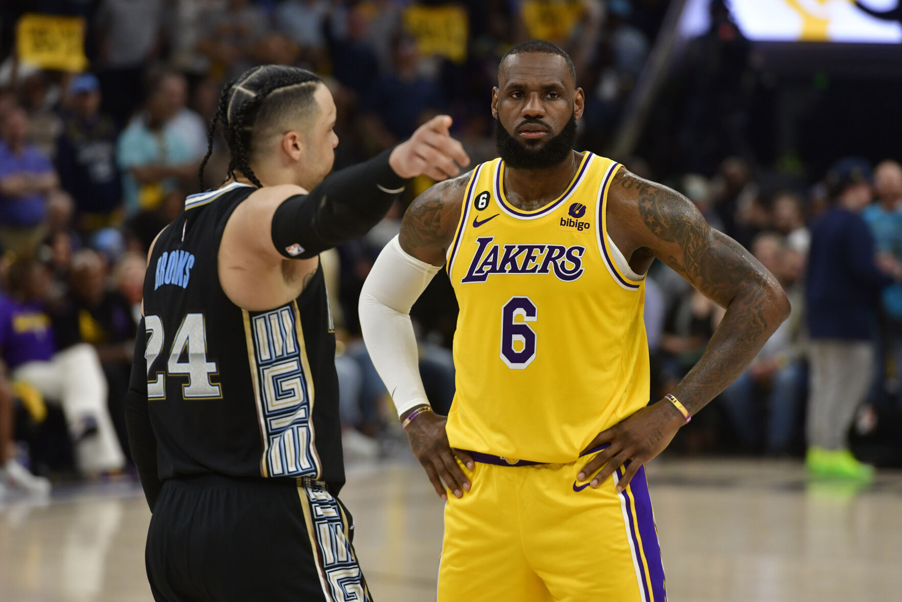 Lakers Grizzlies Basketball